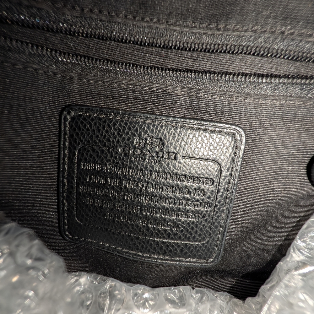 Coach Christie Carryall Leather Black Purse - Picture 5 of 9